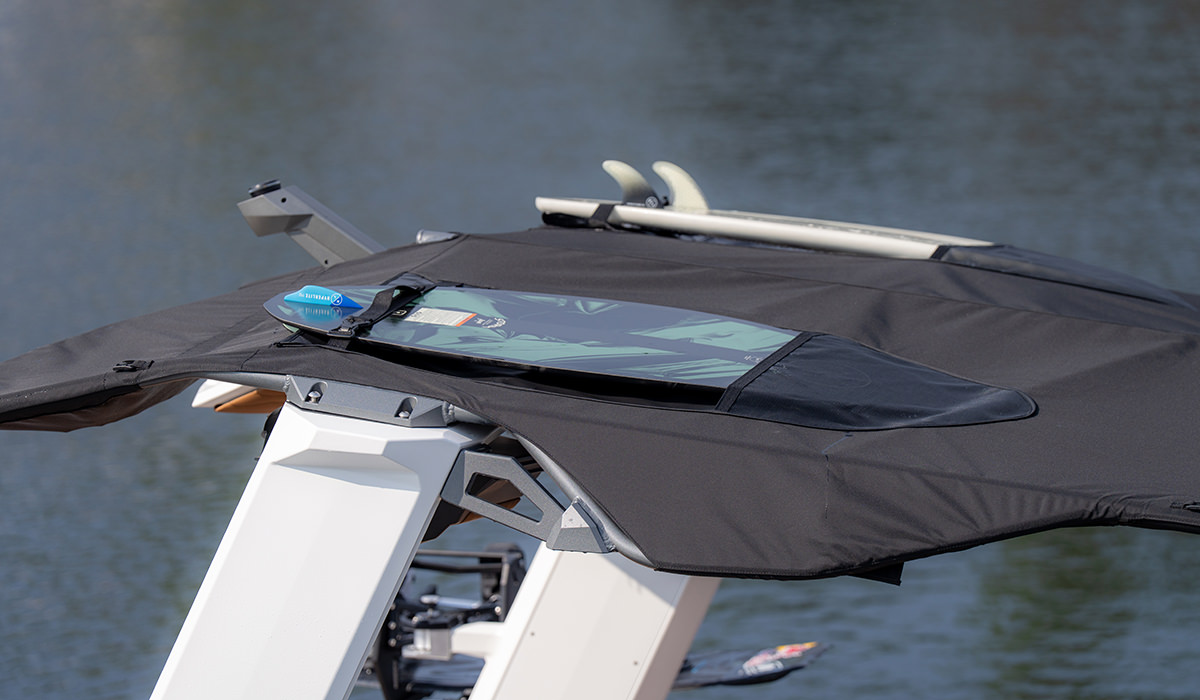 Bimini cu buzunare pentru surf